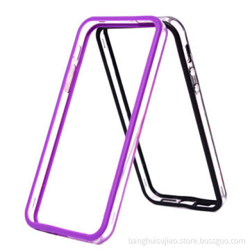 Dual injection, two-tone colored PC frame case for iPhone 5S